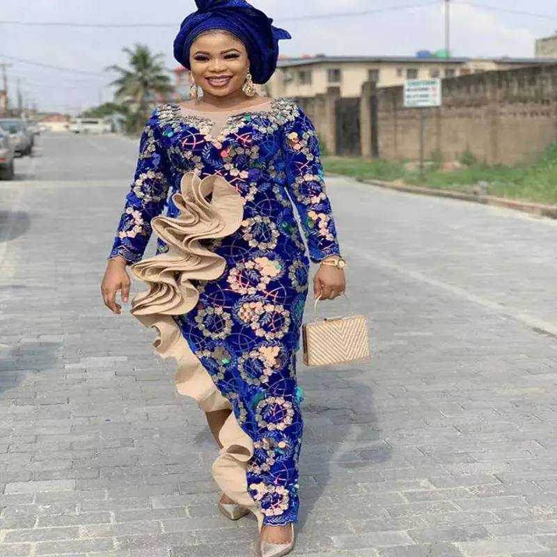 Популярная бархатная кружевная ткань с блестками французская сетчатая