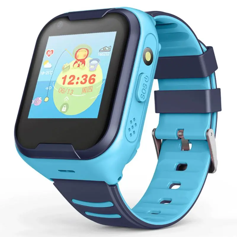 Europe Africa Wholesale 4G Kids Smart Watch GPS+ WiFi Touch Screen SOS SIM Phone Call Waterproof Children Watch with Camera Kids Watches - Цвет: Europe Africa
