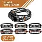 Смарт-браслет для Xiaomi Mi Band 3 4 5, плетеный кожаный ремешок для наручных часов M3 M4 Plus