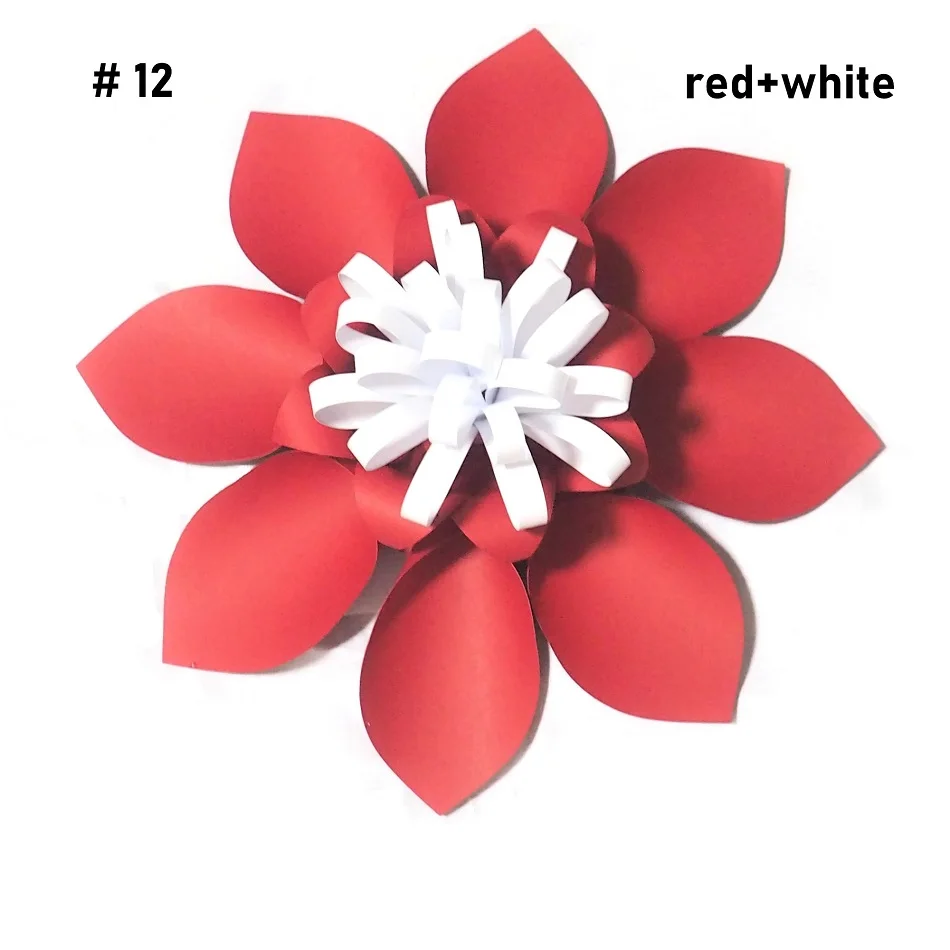 40 см Cardstock Роза Сделай Сам легкие гигантские бумажные цветы 4 свадебные декорации