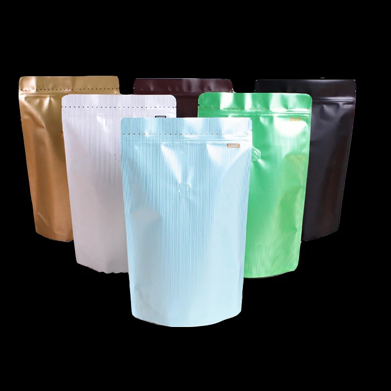 Candy Sugar Snack Granul Powder Chocolate Coffee Grain Food Packaging Bag upright Aluminum Foil Valve Stand-up Pouch Zipper Lock | Дом и сад