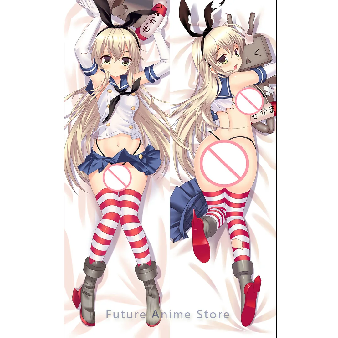 Двусторонняя Подушка для тела Dakimakura Shimakaze Kantai Collection аниме | Дом и сад