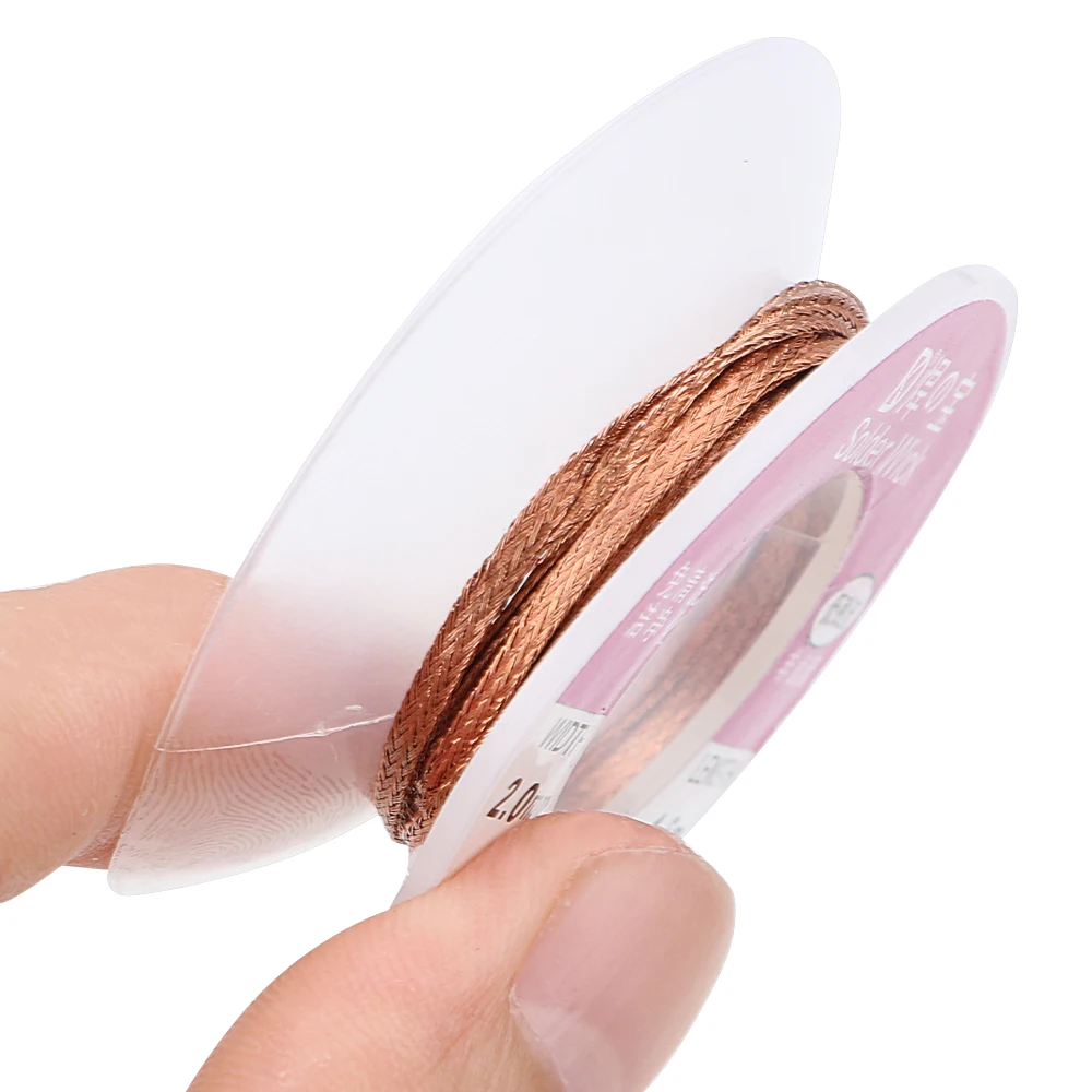 Оплетка для паяльной проволоки 2 0 мм 1 5 м футов демонтажный насос сварка присоска