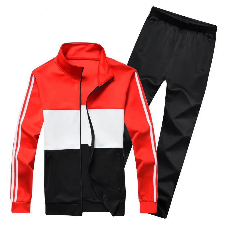 Мужской комплект спортивной одежды брендовый мужской спортивный костюм