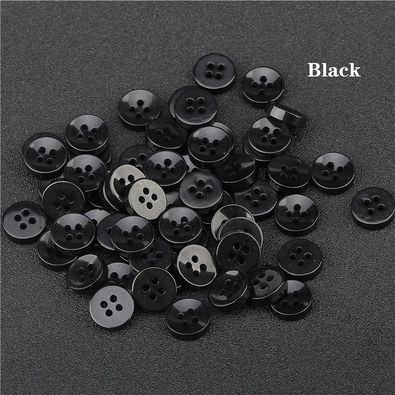 500 шт. маленькие пуговицы с тонкими краями|Пуговицы| |