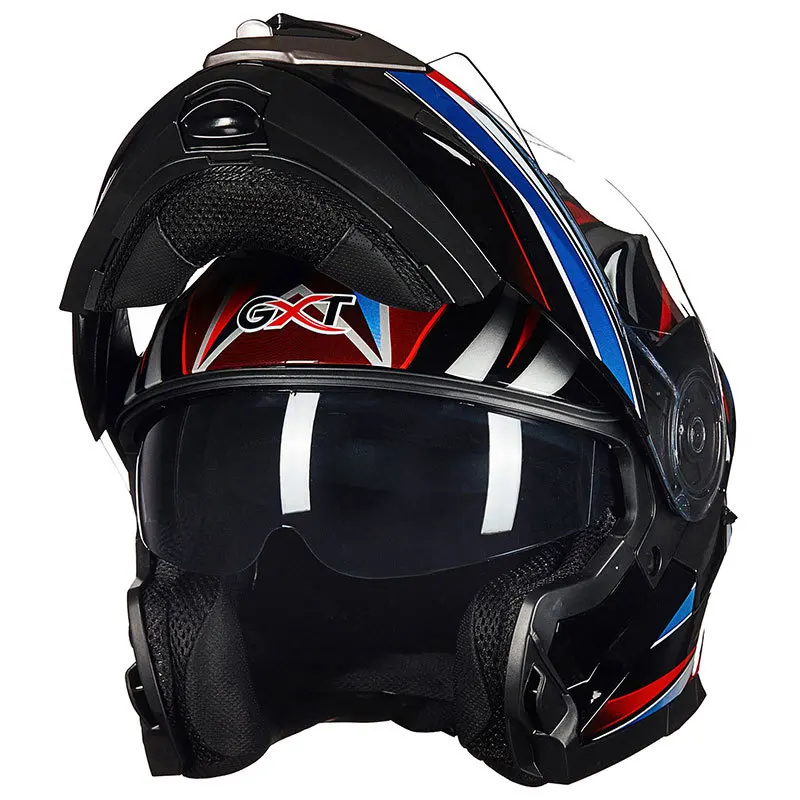 BEON шлем для мотокросса мужской мотоциклетный Полнолицевой анти туман Chopper Racing Filp