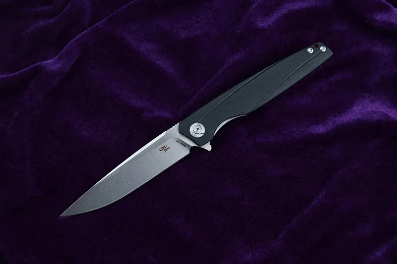 CH3007G10 складной нож D2 стальное лезвие G10 Ручка тактическое снаряжение для кемпинга охотничьи приборы для альпинизма - Цвет: Черный
