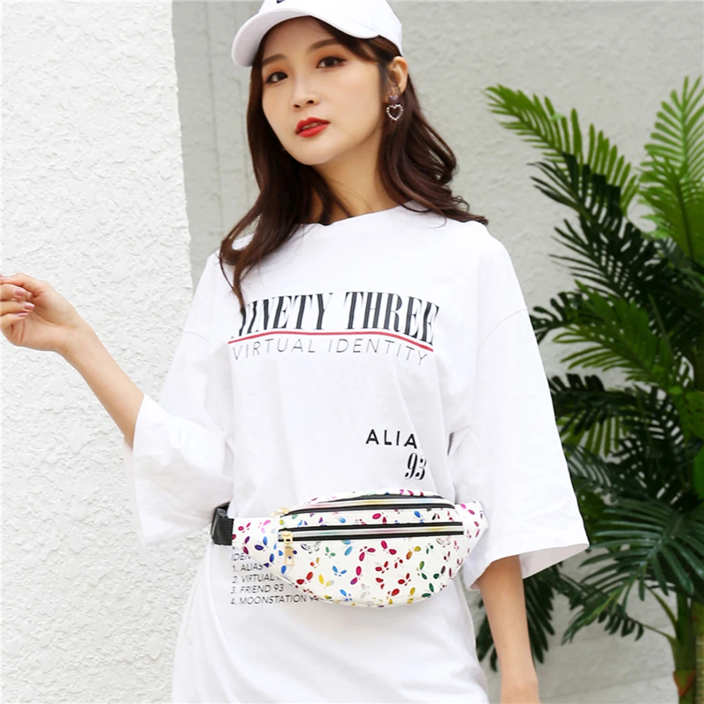 

Модная женская поясная сумка с принтом, Забавная красочная Сумочка для девочек, дорожная детская мультяшная сумка на ремне, женский кошелек