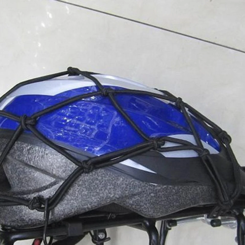 30x30 см черный сверхпрочный Эластичный банджи багажная сетка держатель 6