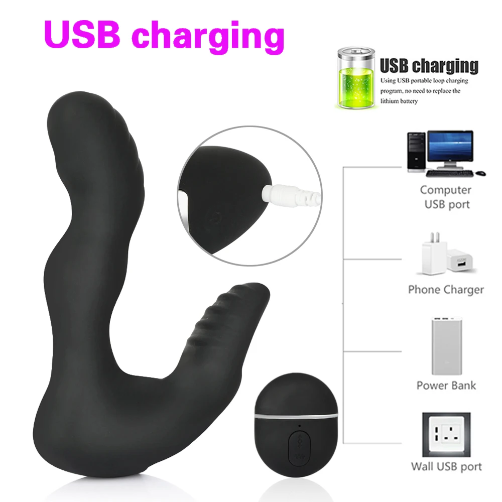 Силиконовый массажер простаты массажный вибратор для мужчин 11 скоростей секс