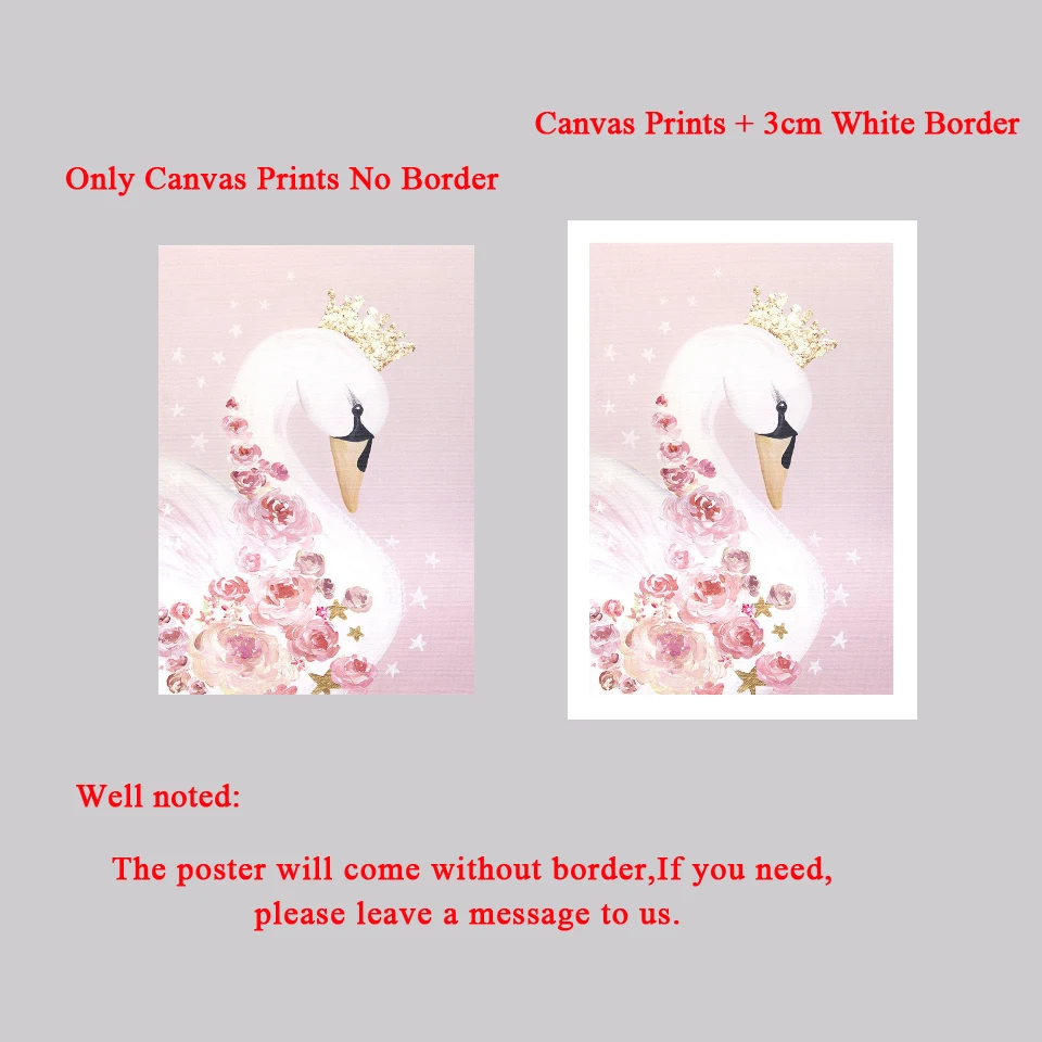 Плакаты в виде лебедя и принцессы картина на холсте настенные картины для