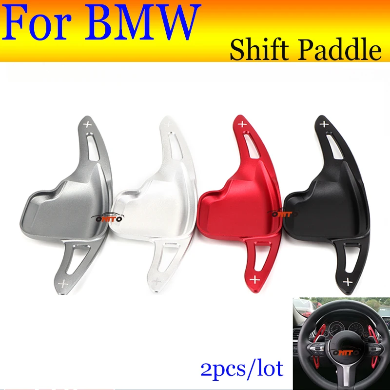 

Car Styling Steering Wheel Extension 2pcs/set Shifter Accessory Shift Paddle Alloy For X1 X4 X5 X6 1 2 3 4 5 6 7 series