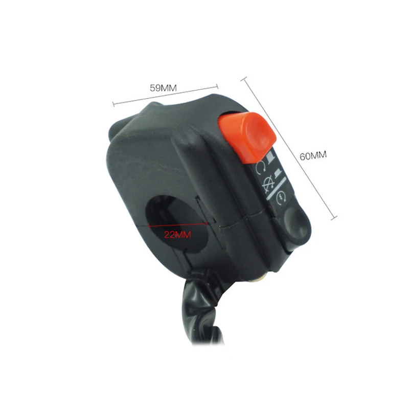 Motorcycle General Modified Switch Aperture 22 Headlight Turn Off Power Left and Right Handlebar Assembly | Автомобили и