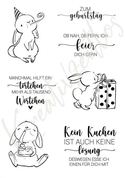 

CLEAR STAMP German Easter DIY Scrapbook Card album paper craft silicon rubber roller transparent stamps 219
