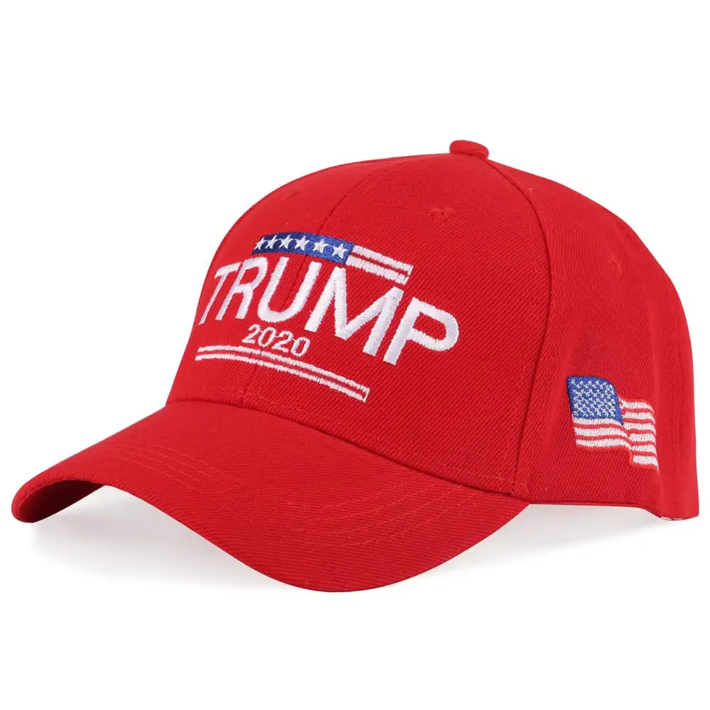 Бейсбольная кепка Trump2020 Snapback Хлопковая мужская Кепка с вышивкой черные
