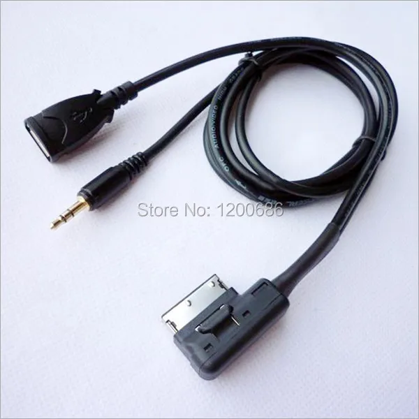 

3.5mm AUX Interface AMI MDI wire harness for Audi A3/A4/A5 / A6