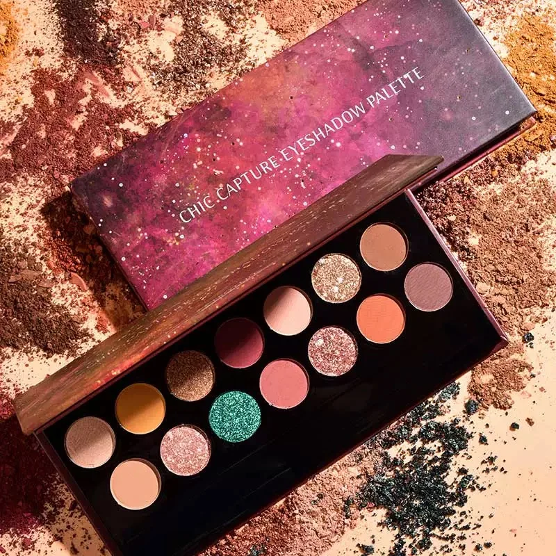 Beauty 14 цветов Глазурованный макияж глаз сияющая перламутровая палитра блестящий