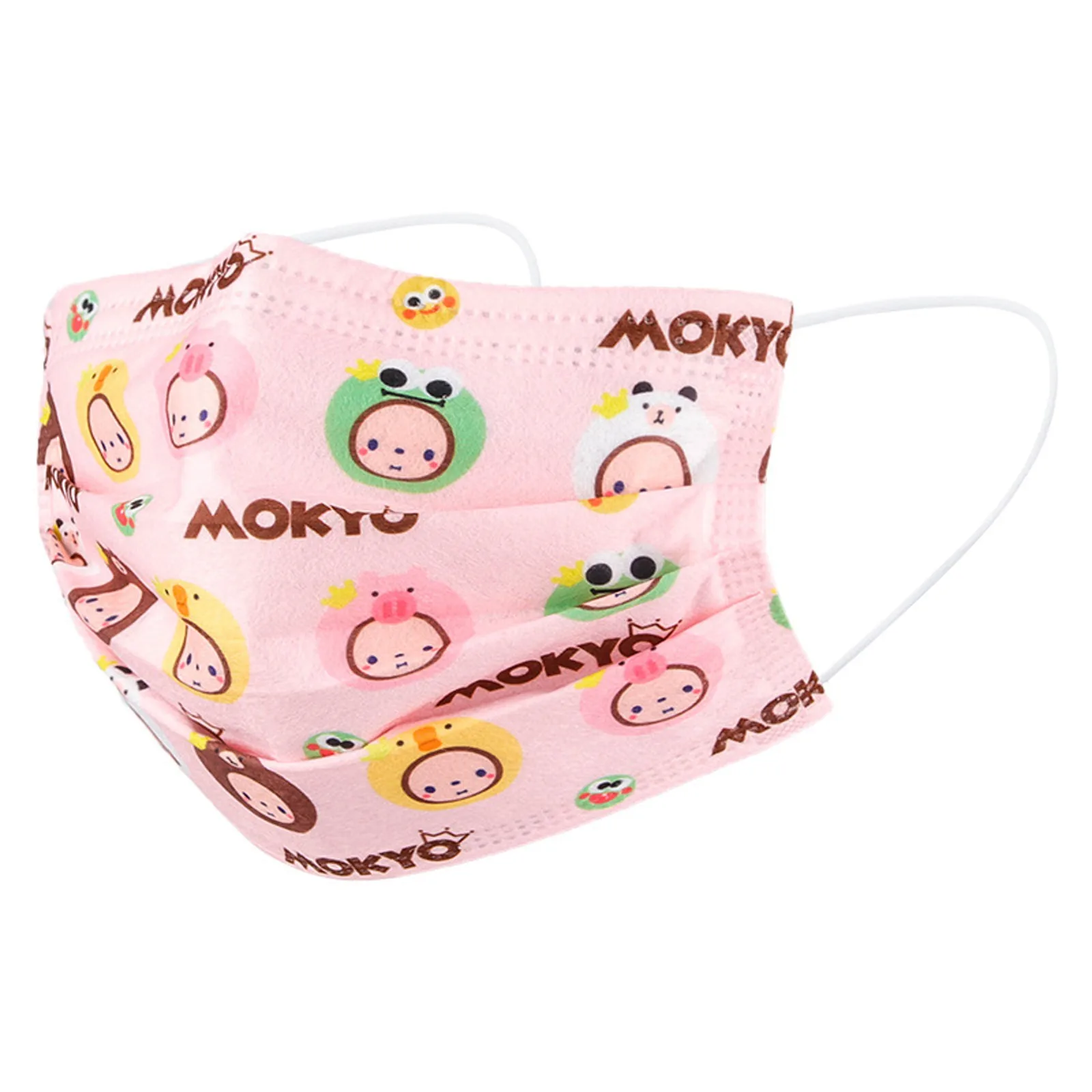 Милая одноразовая маска для лица взрослых с мультяшным рисунком роскошный