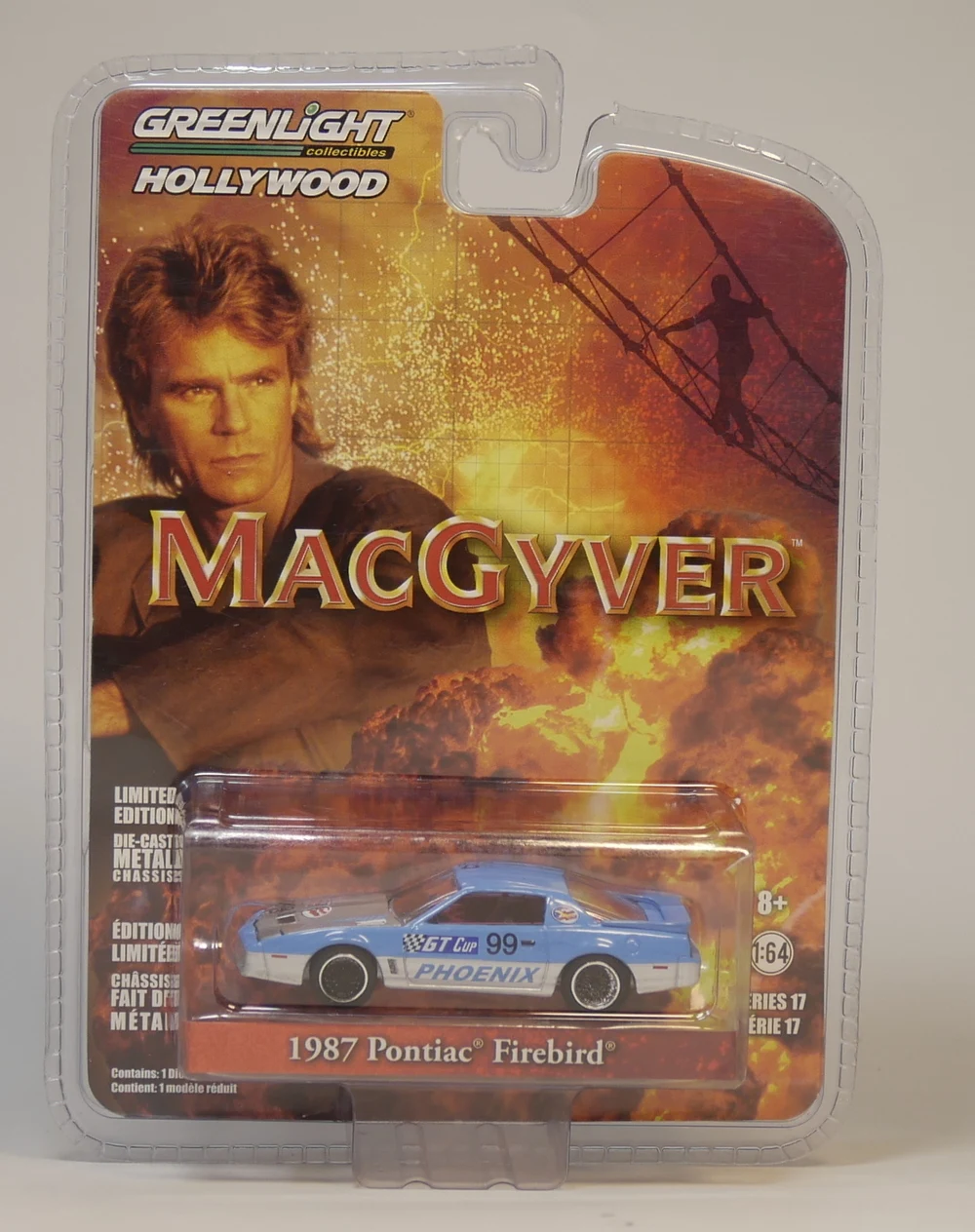 Зеленый свет 1: 64 MacGyver 1987 Pontiac Firebird Diecast модель| |