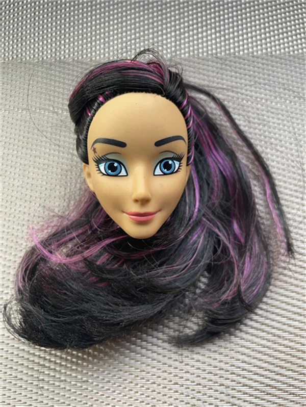 Милая принцесса Эльза Анна Русалка Моана кукла головы длинные волосы Детская