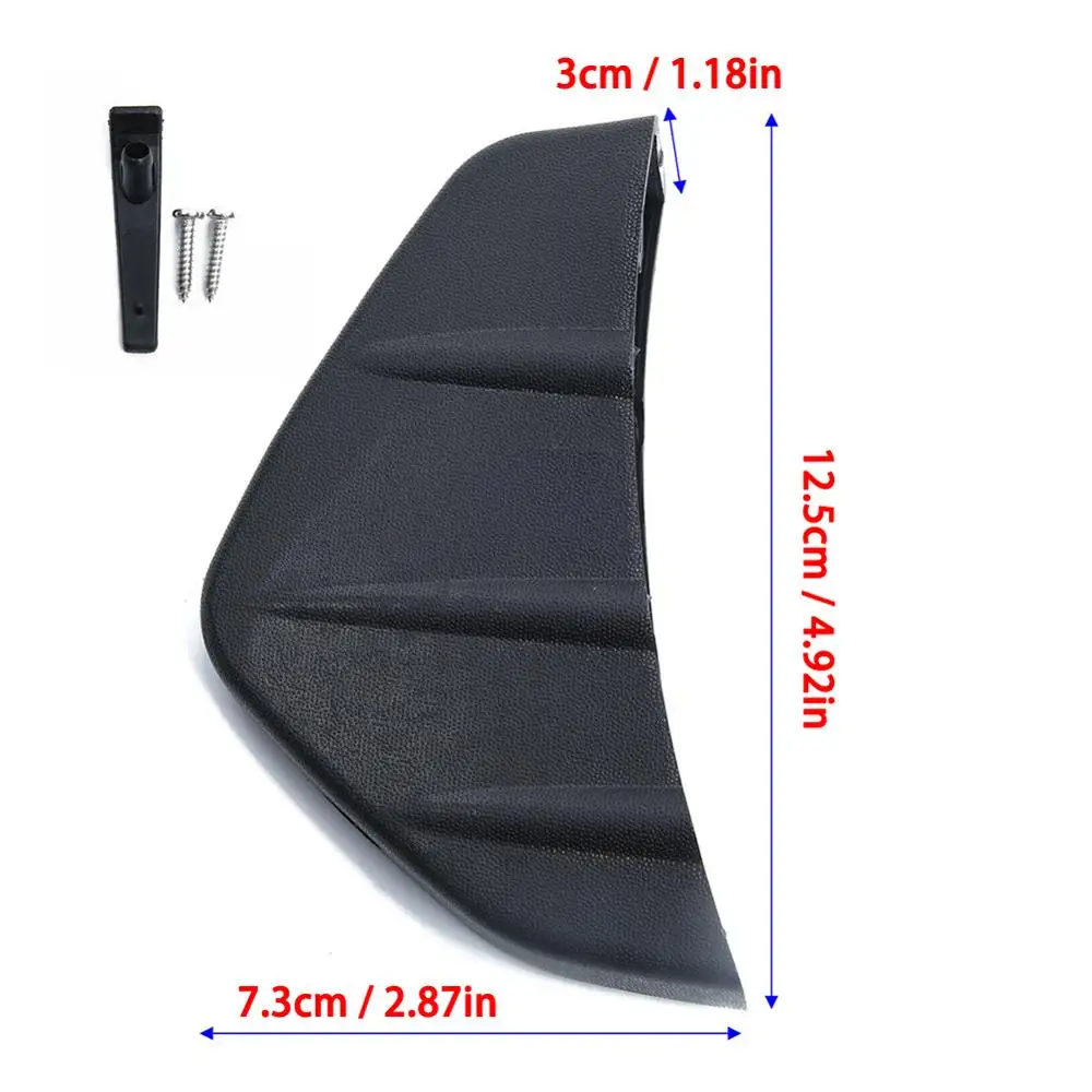 

Car Rear Bumper Spoiler Diffuser Shark Fin Protect Cover Anti-crash Accessories Valance Chin Rubber Car Bumper LipUniversal