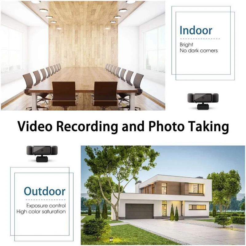 

1080P Webcam 2 Million Pixels 30FPS Built-in Microphone Autofocus Video Conference Live Broadcast Network Class Camera