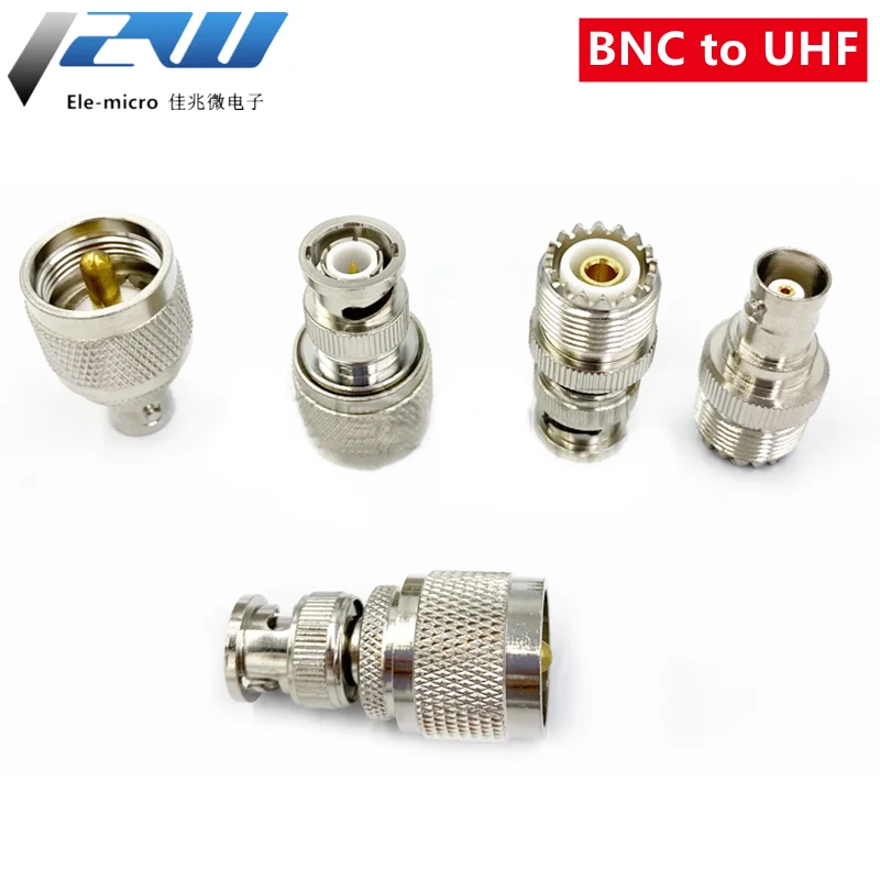 

1 шт., разъем UHF SO239 PL259 в BNC «папа» и «мама»