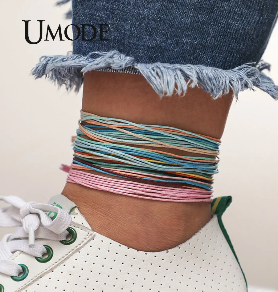 UMODE Vsco, Набор браслетов дружбы для девочек Bts, ручная работа, ромашки, браслеты, Boho Femme, аксессуары, браслеты, PB0497