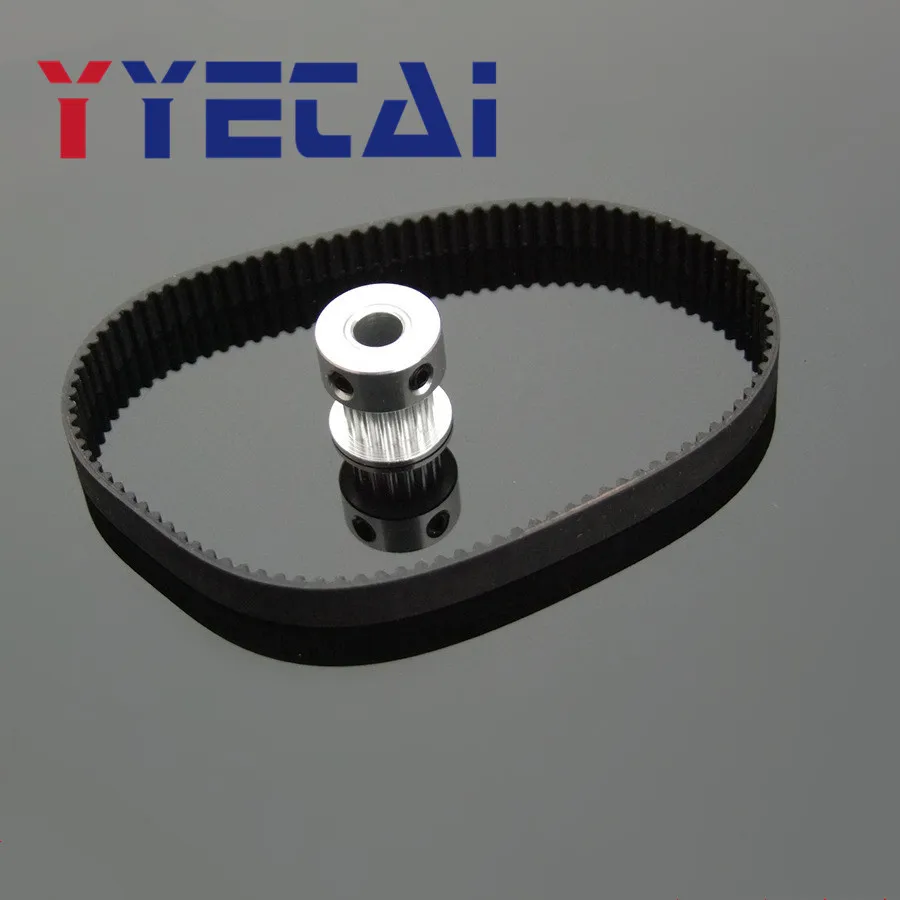 

1PCS Rubber transmission belt 2GT closed endless belt 6mm wide DD