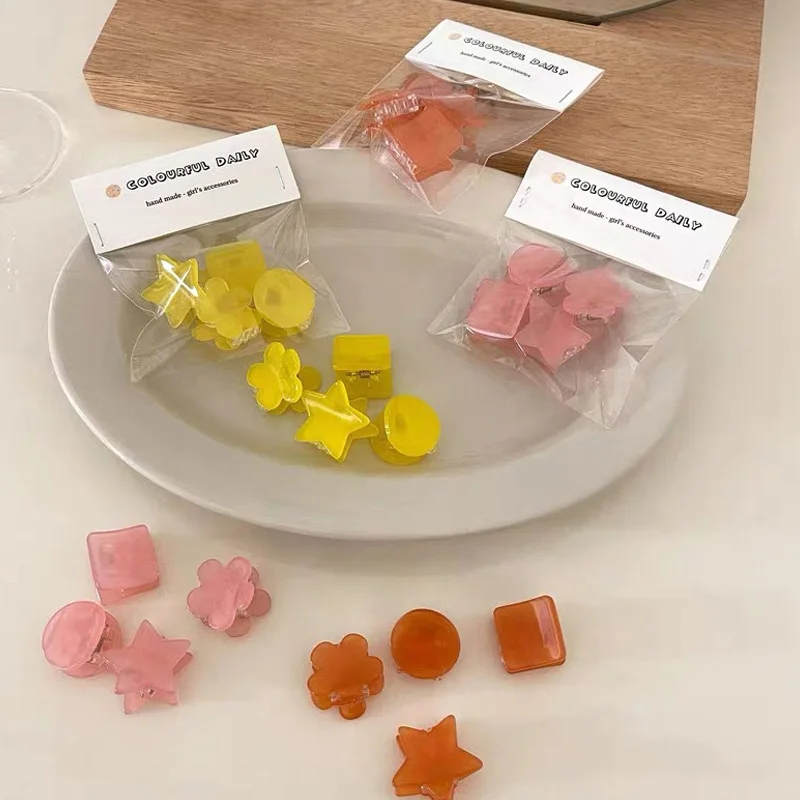 

Children's Grip Small Macaron Color Cute Princess Baby Hair Clip Broken Hair Girls BB Clip Headdress Hairpin Hair Accessories