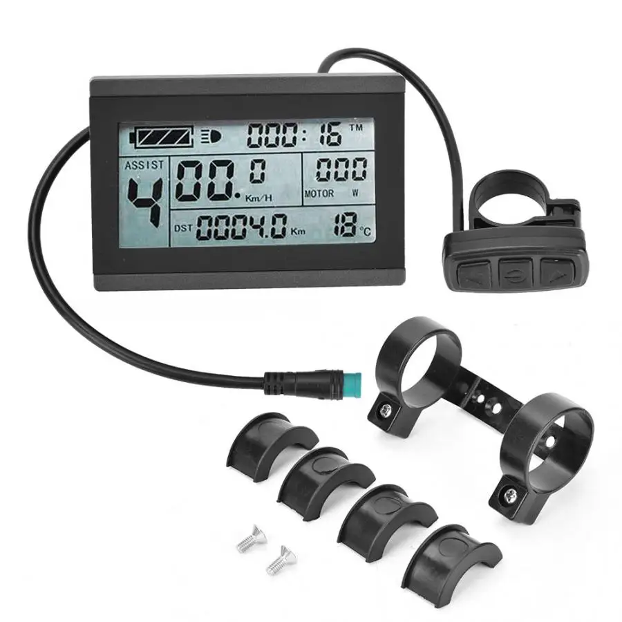 Комплект для электровелосипеда KT LCD 3 дюйма водонепроницаемый с