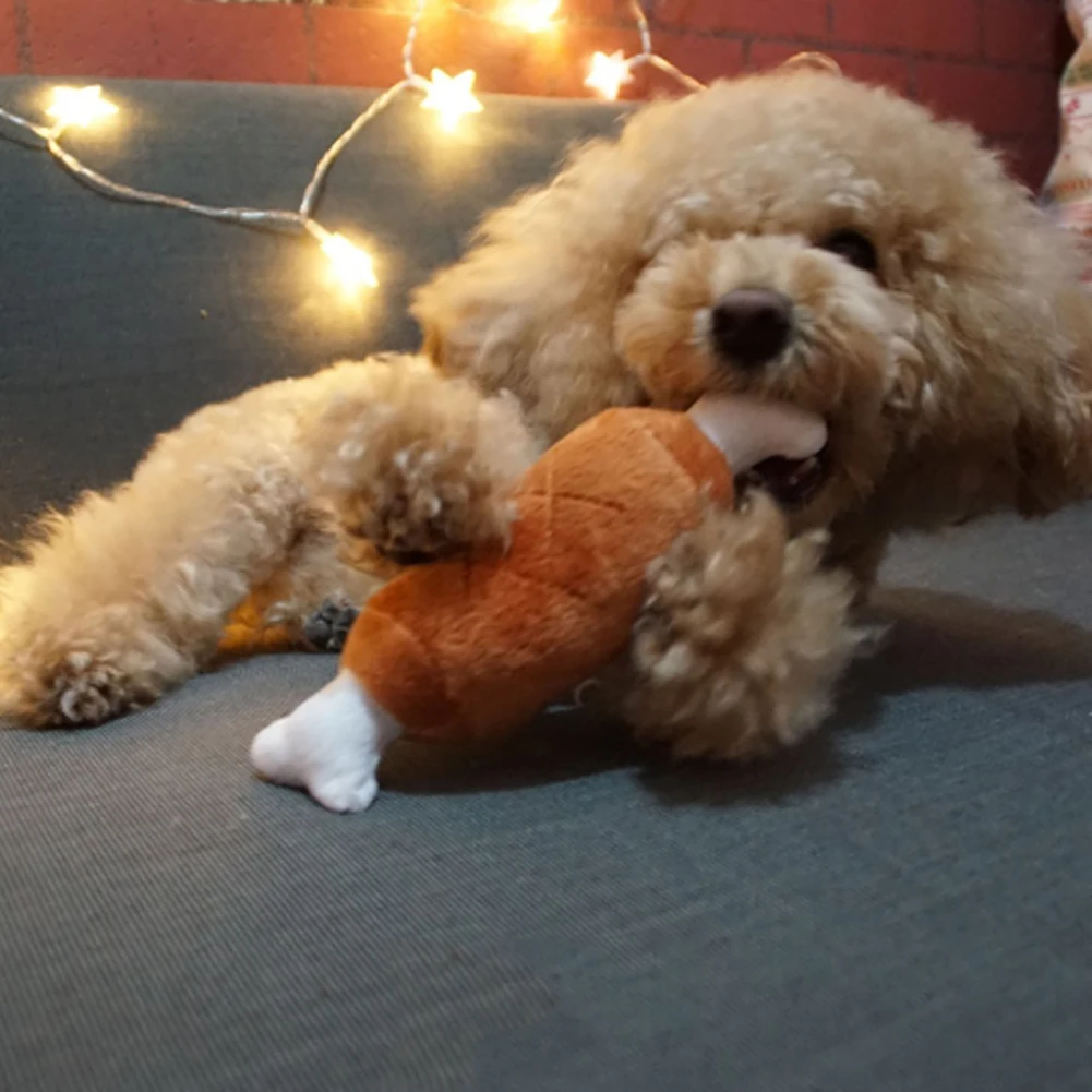 Курица нога винная бутылка собака вокальный игрушка pet укуса стойкая Тедди ВИП Би