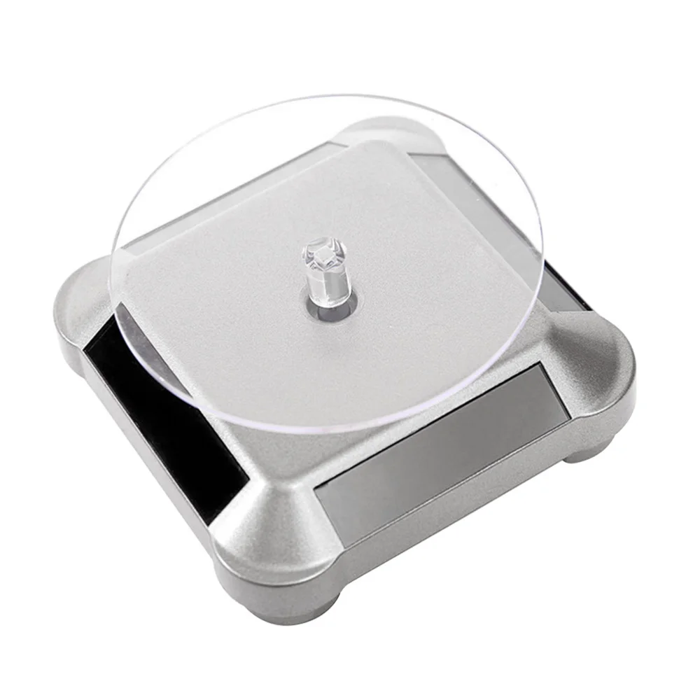 Электрическая вращающаяся подставка для дисплея на солнечной энергии ювелирных