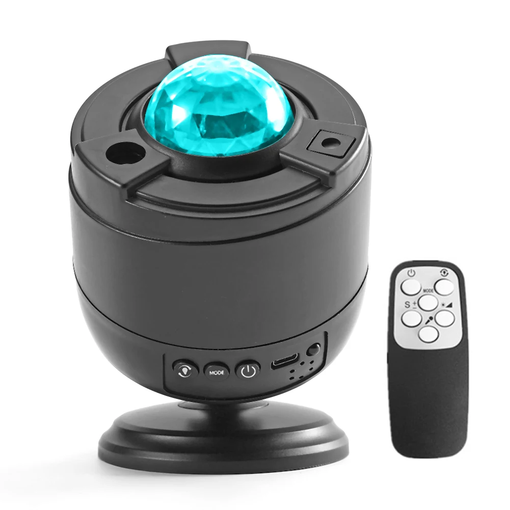 

USB Charging Starry Projector Light LED Trophy Shaped Sky Galaxy Projector Lamp Sound Control Bedroom Night Lights for Kids Gift
