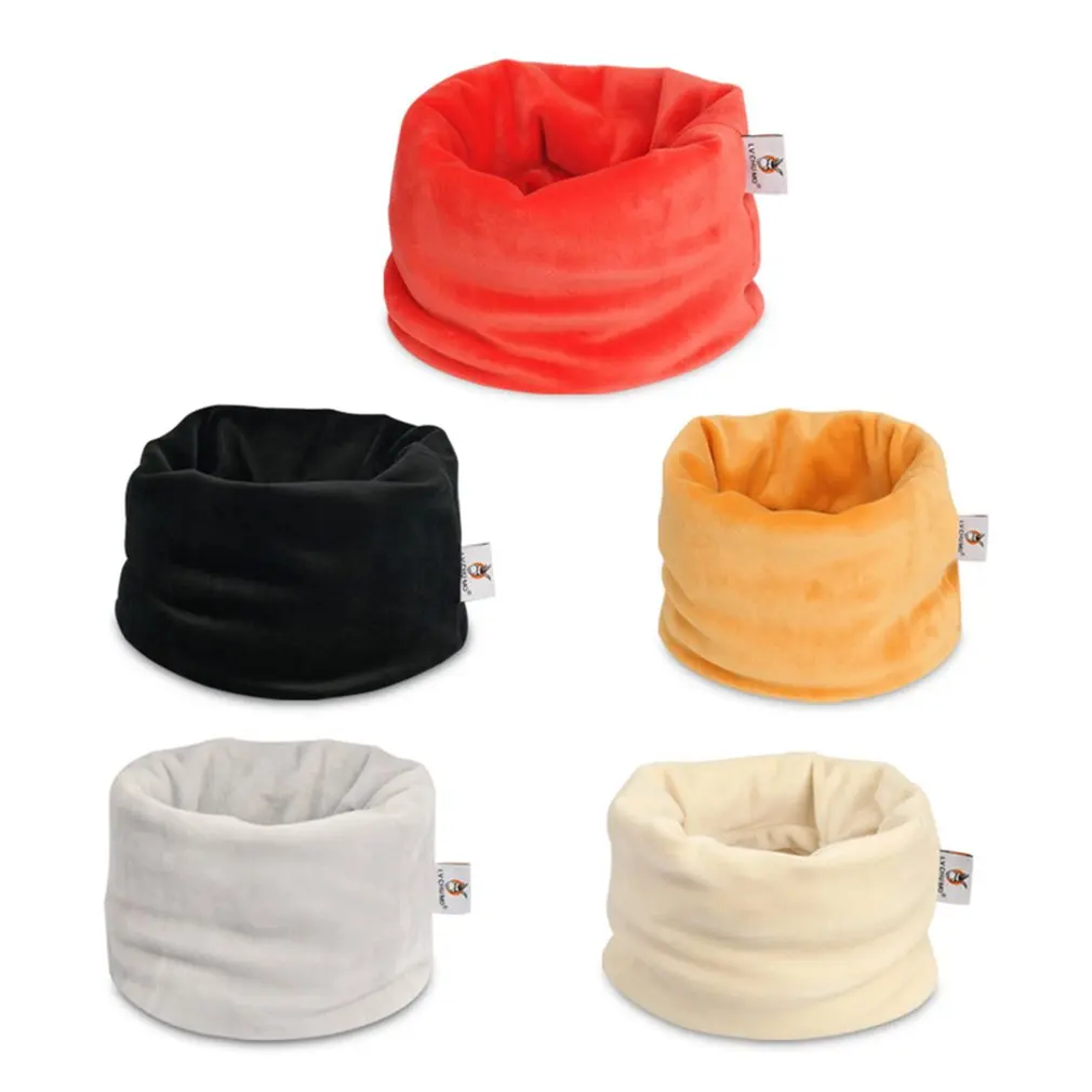 2 in 1 Unisex Winter Infinity Hat Scarf knit Neck Warmer Chunky Soft Thick Circle Loop Scarves Woman Man |