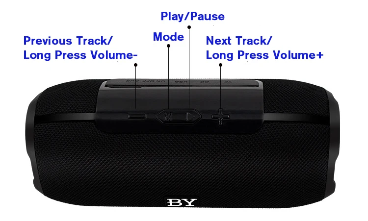 NBY беспроводной Bluetooth динамик сабвуфер портативный громкоговоритель с
