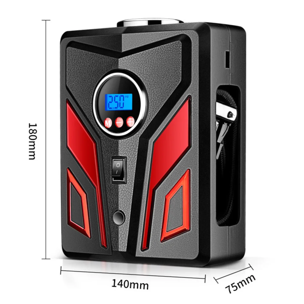 

1pc Delicate Air Pump Durable Digital Display Pump Premium Car Electric Pump
