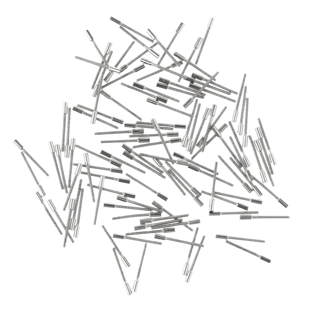 Удлинители стержней резьбы крана 100 шт. для ремонта часов сломанные стержни 8