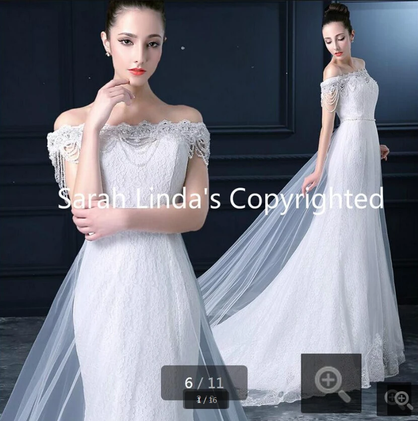 

2020 glamorous white lace fashion mermaid wedding dress off the shoulder appliques pearls court train bride dresses hot sale