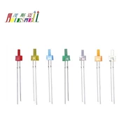10pcs multicolor 2mm flat top led diffusedwater clear red yellow blue green white orange led light lamp