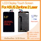 ЖК-дисплей для ASUS Zenfone 2 Laser ZE550KL Z00LD, ЖК-экран, сенсорная панель с рамкой для замены телефона