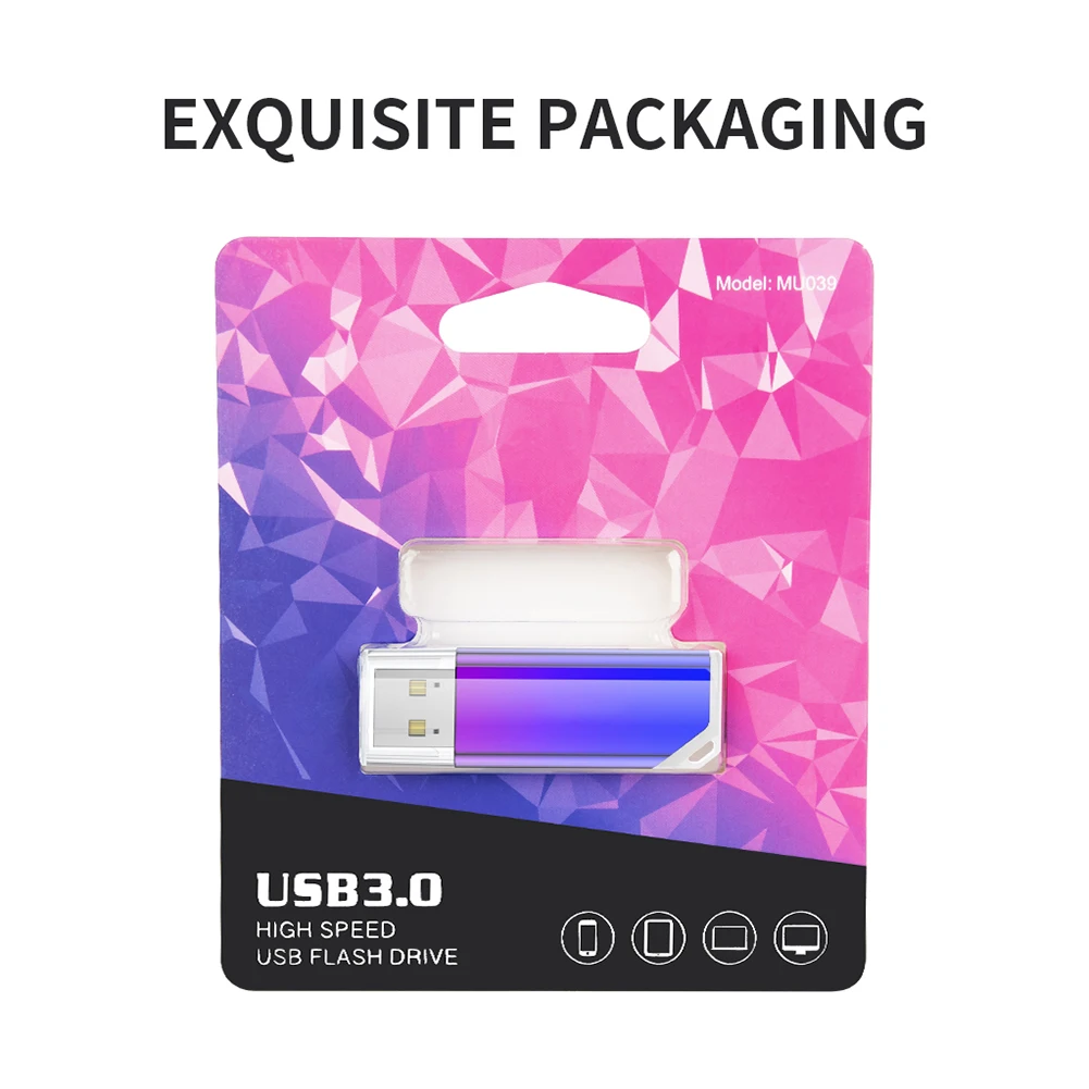

High Speed USB 3.0 Flash Drive Gradient U Stick Pen 16GB 32GB 64GB 128GB Pendrive Metal USB Flash Drive Memory Storage Pendrive