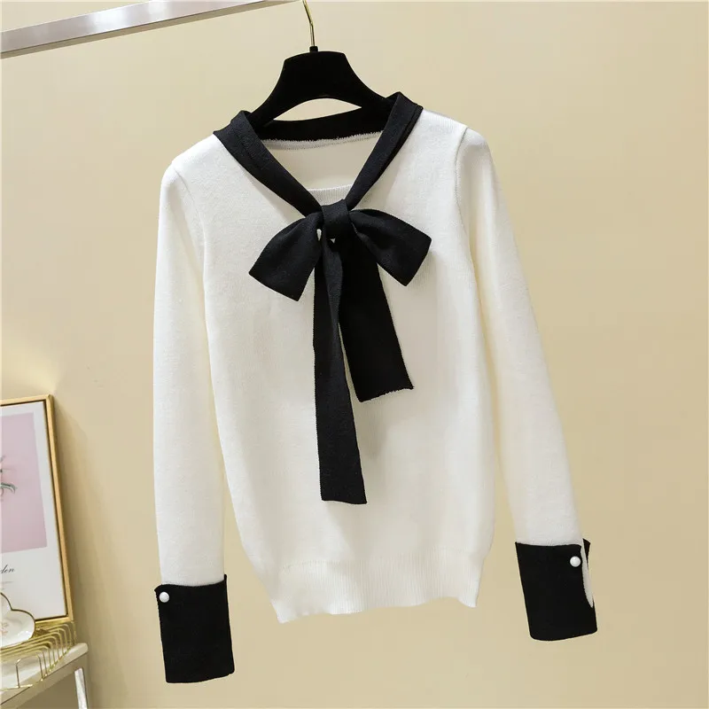 New Autumn Winter Women Sweater Long Sleeve P Knitted Pullover Pull Femme Jersey All-match Elastic Cute Jumper Mujer | Женская одежда