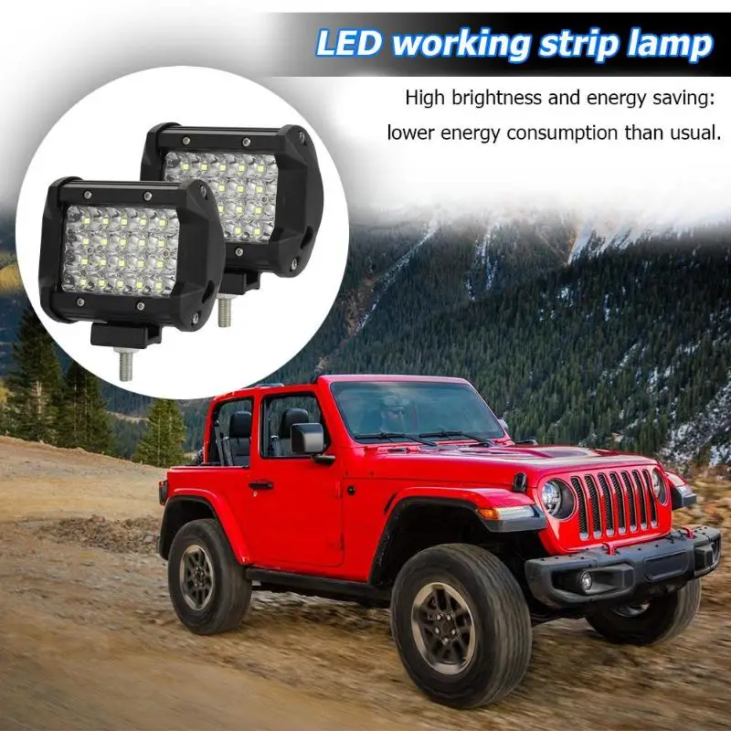 Автомобильная Рабочая лампа мини 4/7 дюймов светодиодный светильник для