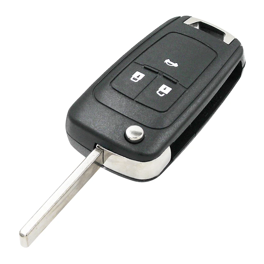 3 кнопки 315 МГц 433 складной откидной дистанционный ключ с чипом ID46 для Opel Astra J Insignia