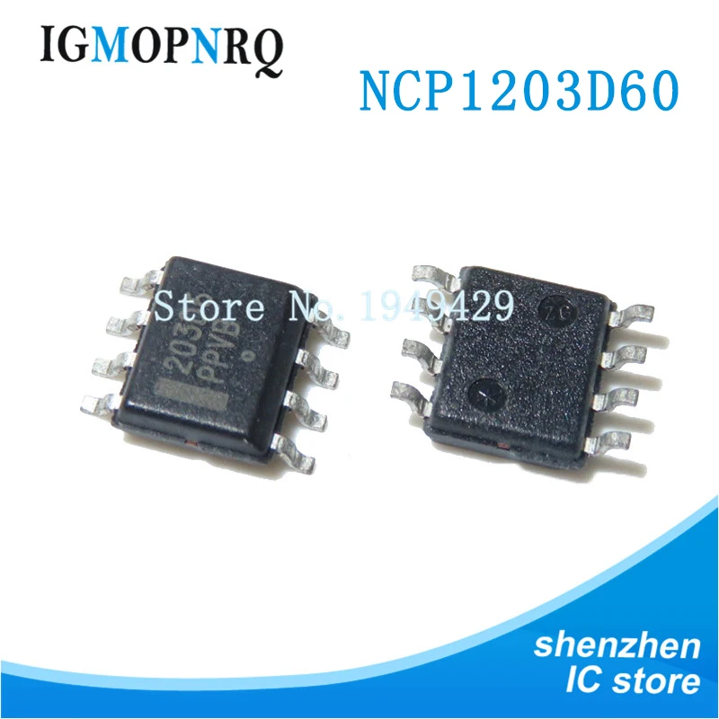 

10 шт. NCP1203D60 SOP-8 NCP1203 SOP8 1203D60 SOP новый оригинал