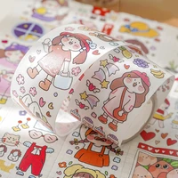 4cm x 3m one roll cartoon style decorative masking tape for scrapbook bullet journal planner phone case arts crafts