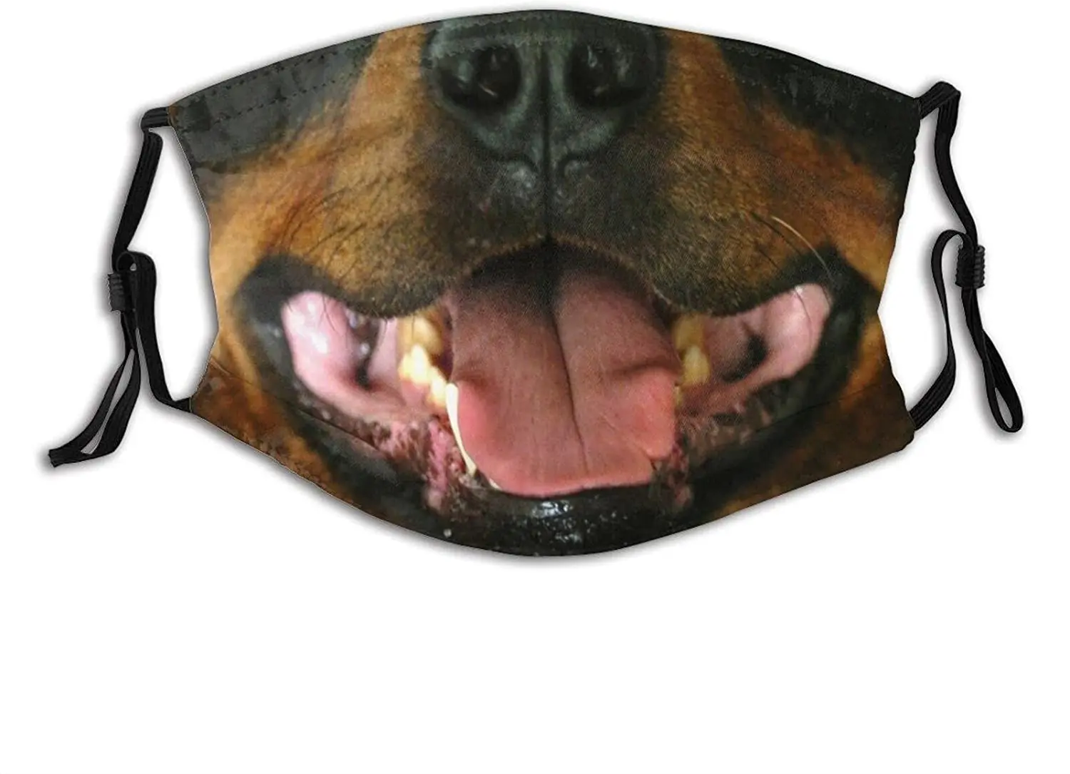 

Funny Dog Mask Reusable Washable Breathable Cloth Mask Headband with 2 Filters, Suitable for Sports and Outdoor.