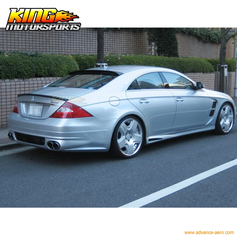Подходит для 05 10 Benz W219 CLS Class спойлер на крышу окрашенный Иридиевый серебристый