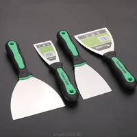 6 pcs putty knives set scrapers and filling knives cement shovel blade with anti slip plastic handle diy